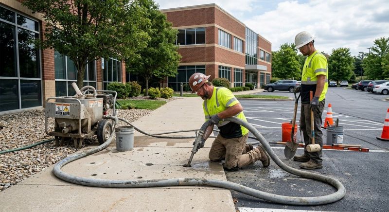 Outdoor Surface Leveling