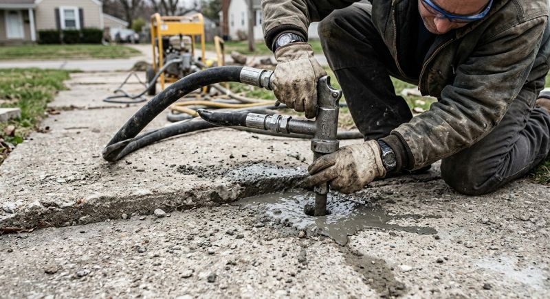 Concrete Settlement Repair in San Antonio, TX
